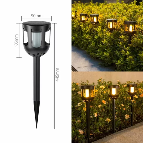 Lampe solaire torche flamme dansante extérieure – Image 7