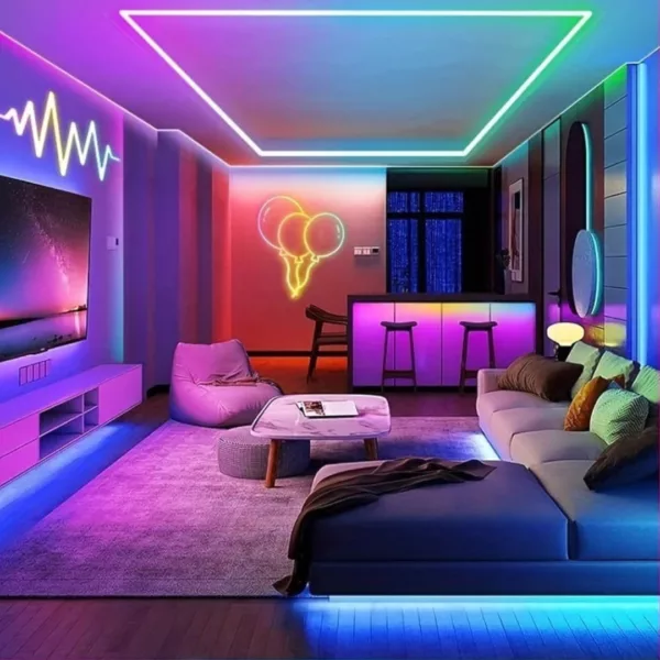 Néon lumineux mural rechargeable sans fil – Image 6