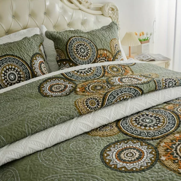 Parure de lit imprimé mandala chic – Image 2