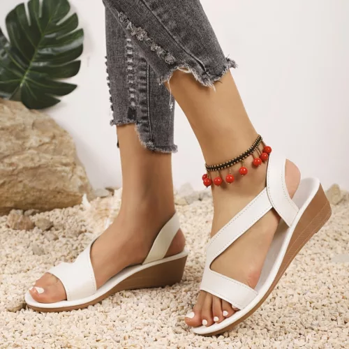 Sandales compensées femme élégantes confort