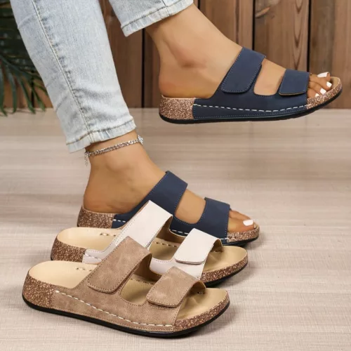 Sandales confort semelle anatomique femme