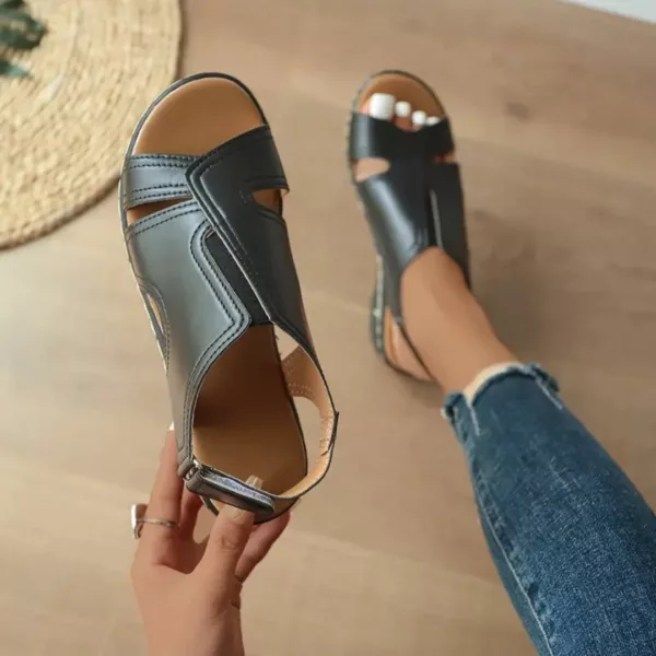 Sandales orthopédiques femme talon confort – Image 5
