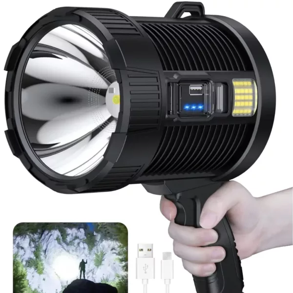Spot led étanche rechargeable sans fil extérieur