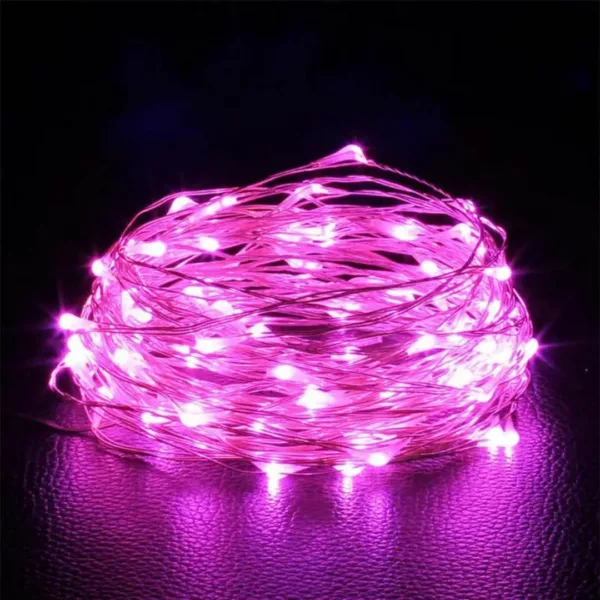 Guirlande extérieure led multicolore à batterie – Image 7
