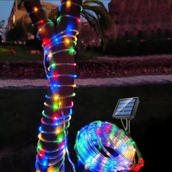 Guirlande solaire extérieure 200 leds multicolores – Image 2