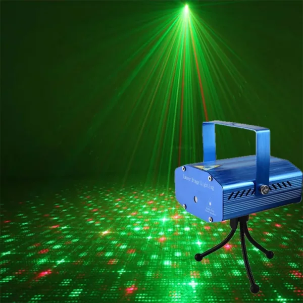 Mini projecteur laser extérieur télécommande intégrée – Image 7