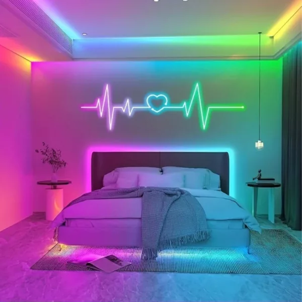 Néon lumineux mural rechargeable sans fil – Image 7