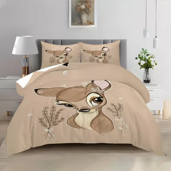 Parure de lit Bambi douceur florale – Image 4