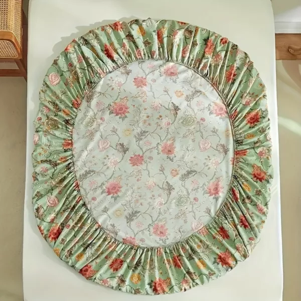 Parure de lit fleurs vintage élégantes – Image 7