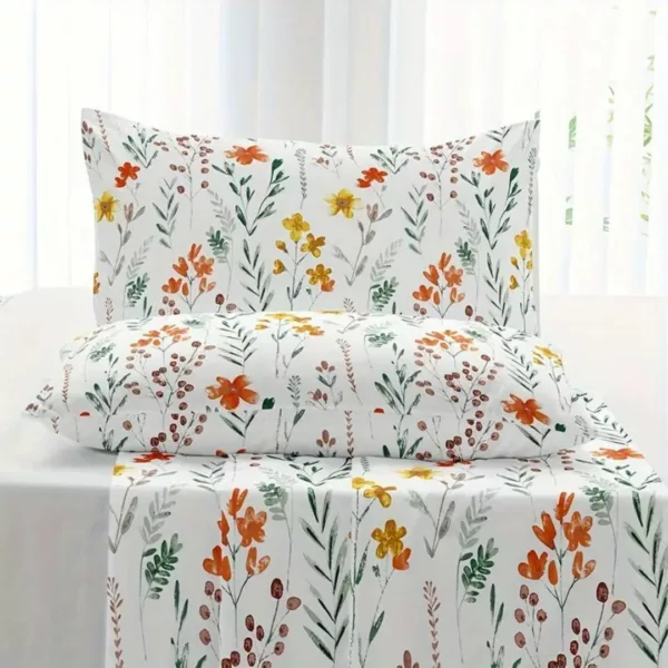 Parure de lit imprimé floral printanier – Image 8