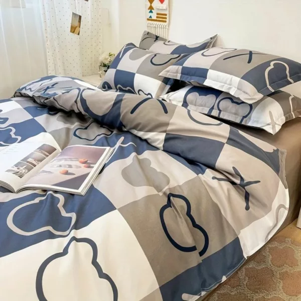 Parure de lit motifs nounours modernes – Image 5