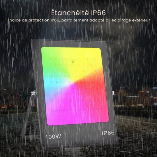 Projecteur led multicolore étanche extérieur jardin – Image 7