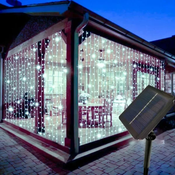 Rideau lumineux extérieur étanche usage terrasse – Image 5