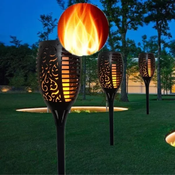 Torche led effet flamme pour allée extérieure – Image 6