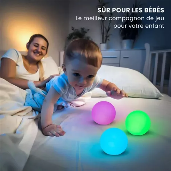 Ballon led étanche rechargeable pour soirée – Image 7