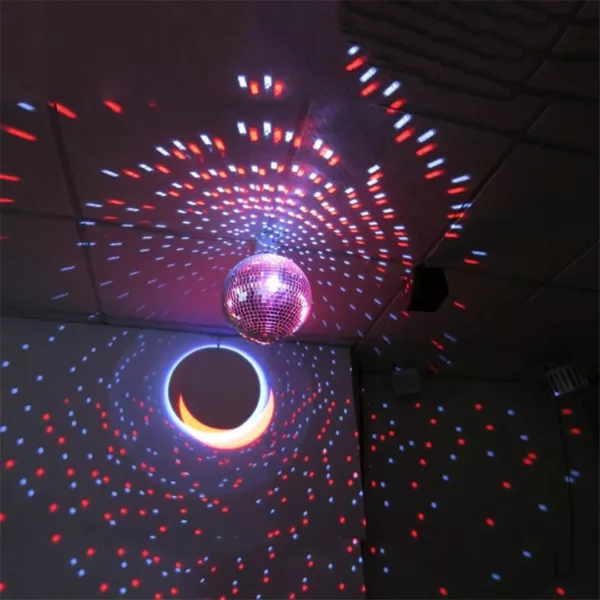 Boule disco suspendue motorisée extérieure – Image 7