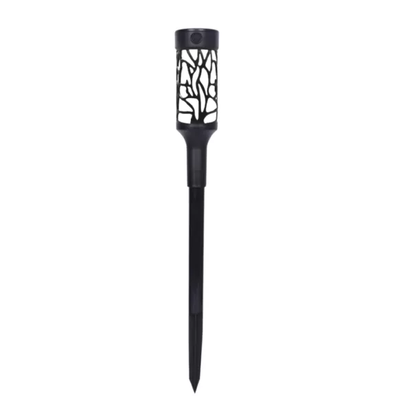 Lampe led solaire torche effet feu