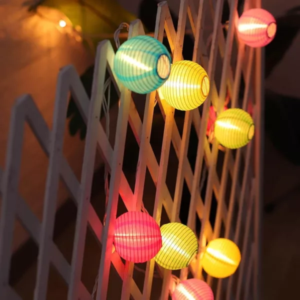 Lampion solaire extérieur pour jardin fête – Éclairage LED autonome, ambiance chaleureuse sans branchement – Image 8