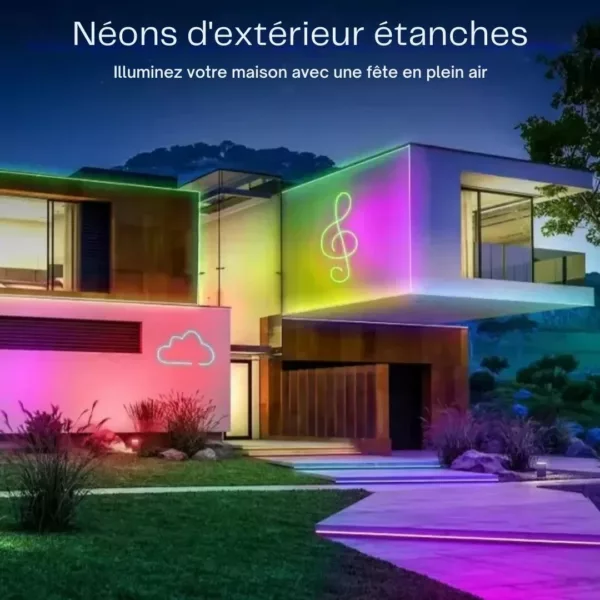 Néon flexible usb extérieur pour décoration festive – Image 5
