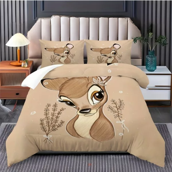 Parure de lit Bambi douceur florale – Image 2