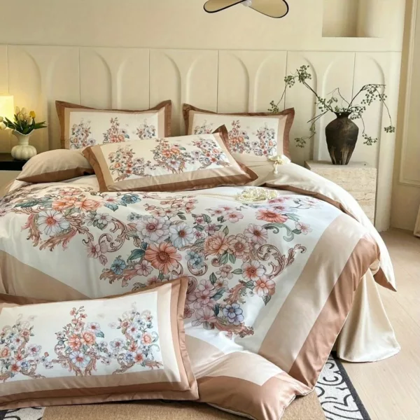 Parure de lit florale chic romantique – Image 6