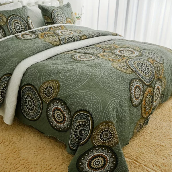 Parure de lit imprimé mandala chic – Image 11