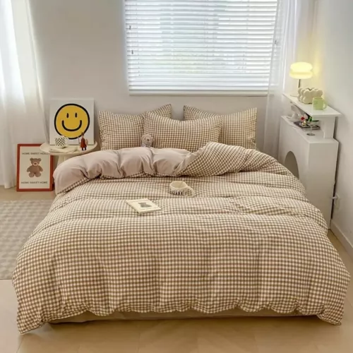 Parure de lit vichy cosy chic