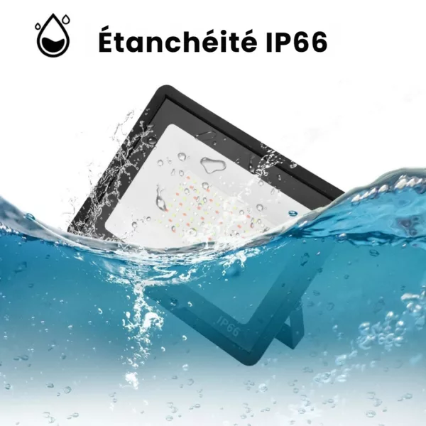 Projecteur led extérieur autonome pour soirée – Image 9