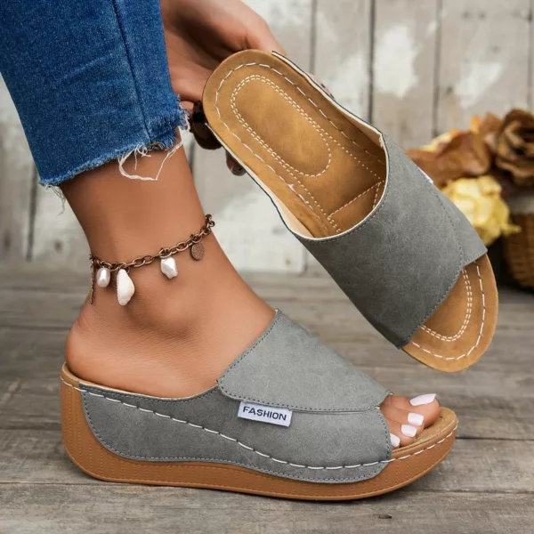 Sandales orthopédiques élégantes talon ouvert – Image 11