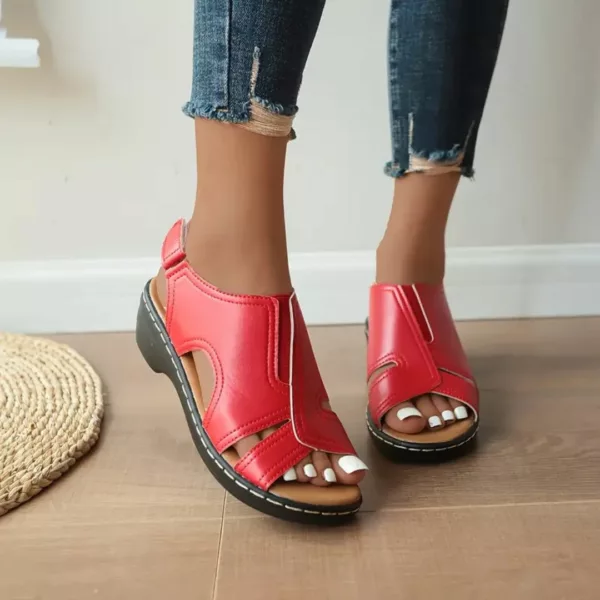 Sandales orthopédiques femme talon confort – Image 8