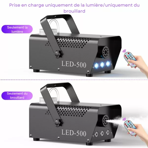 Machine à fumée compacte batterie rechargeable – Image 4