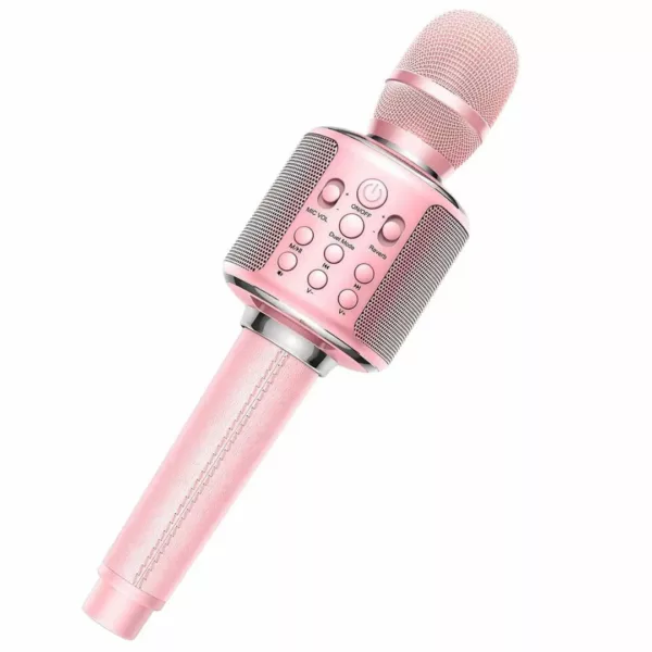Micro karaoké sans fil avec enceinte intégrée – Image 9