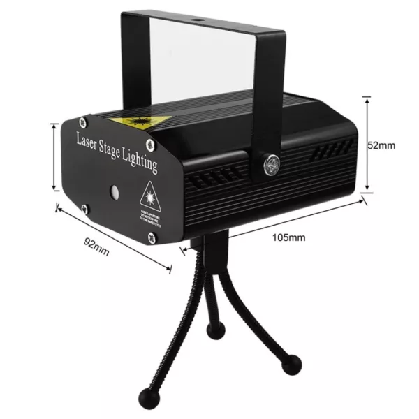 Mini projecteur laser extérieur télécommande intégrée – Image 10