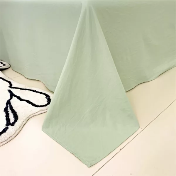 Parure de lit carreaux verts apaisants – Image 5