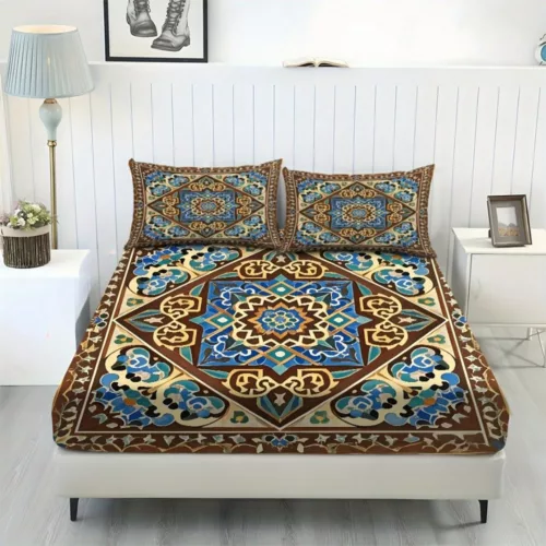 Parure de lit motif oriental andalou