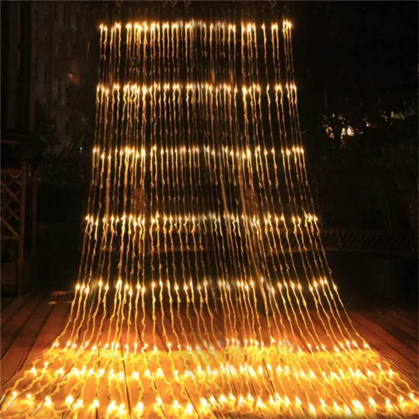 Rideau led effet cascade pour soirée – Image 6
