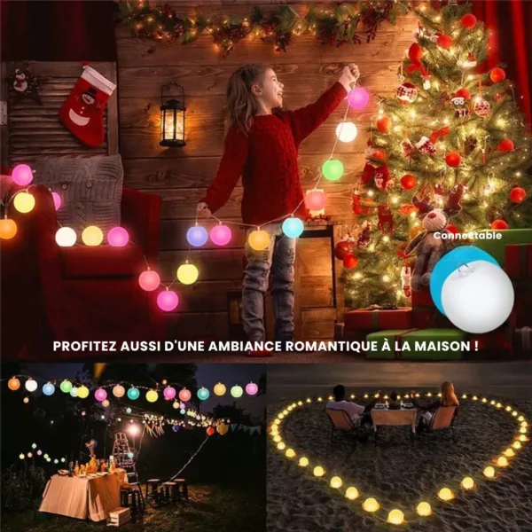 Ballon led étanche rechargeable pour soirée – Image 2