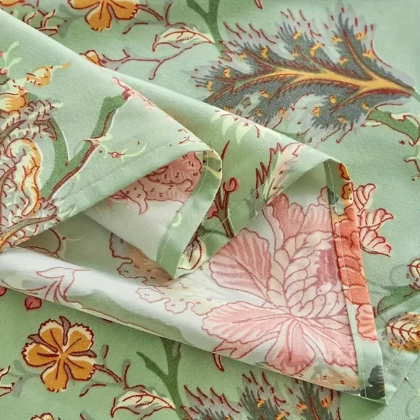 Parure de lit fleurs vintage élégantes – Image 4