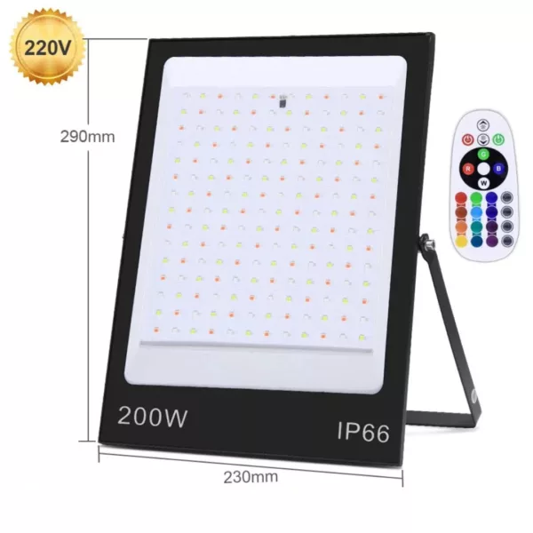 Projecteur led multicolore étanche extérieur jardin – Image 4