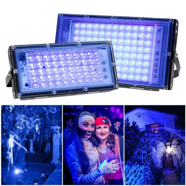 Projecteur lumière noire uv pour fête – Ambiance fluorescente garantie pour soirées, anniversaires et événements fluorescents – Image 9