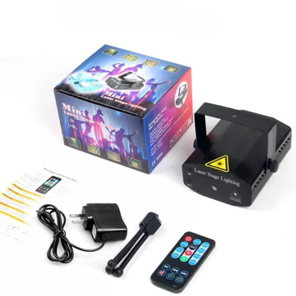 Mini projecteur laser extérieur télécommande intégrée – Image 3