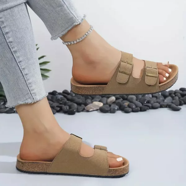 Sandales en liège ajustables été confortables – Image 5