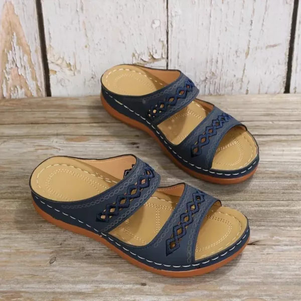 Sandales larges cousues confort femme – Image 14
