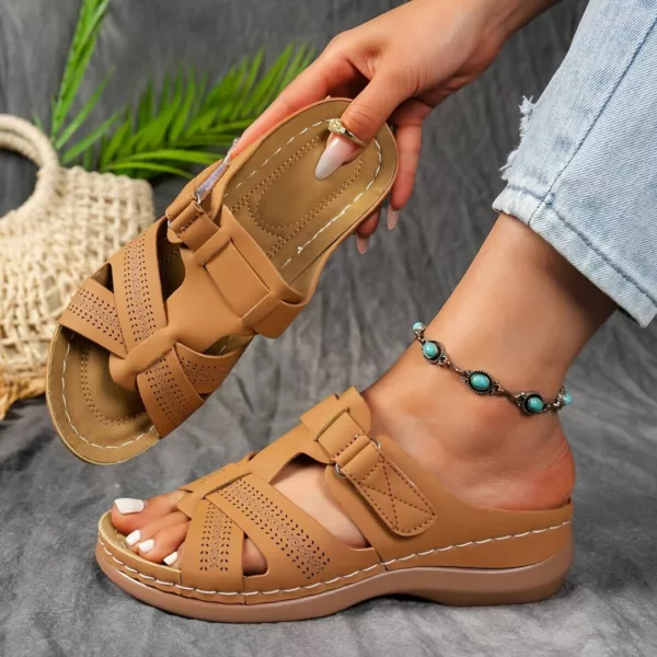 Sandales orthopédiques antidérapantes à bride – Image 12