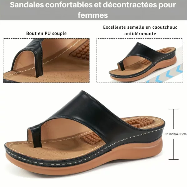 Tongs massage orthopédiques semelle confort – Image 8