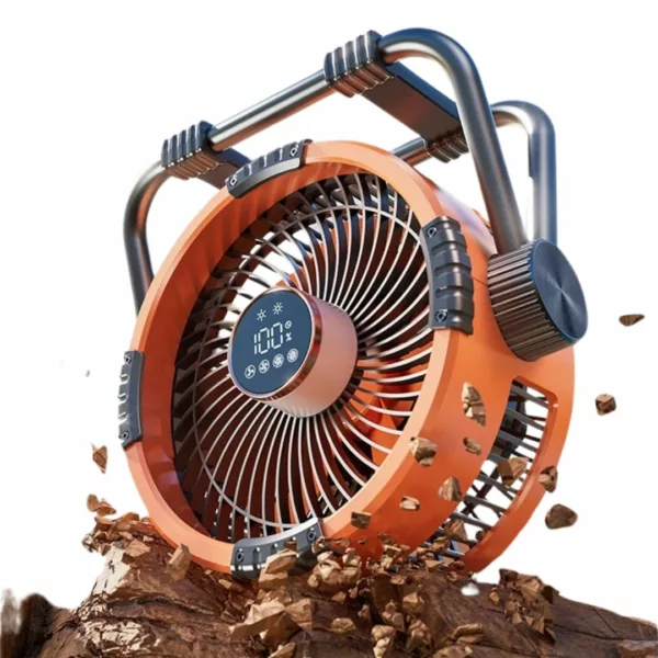 Ventilateur led lumineux portatif pour jardin fête – Image 7