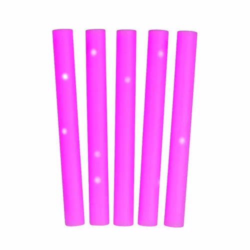 Bâtons lumineux mousse réutilisables pour soirée
