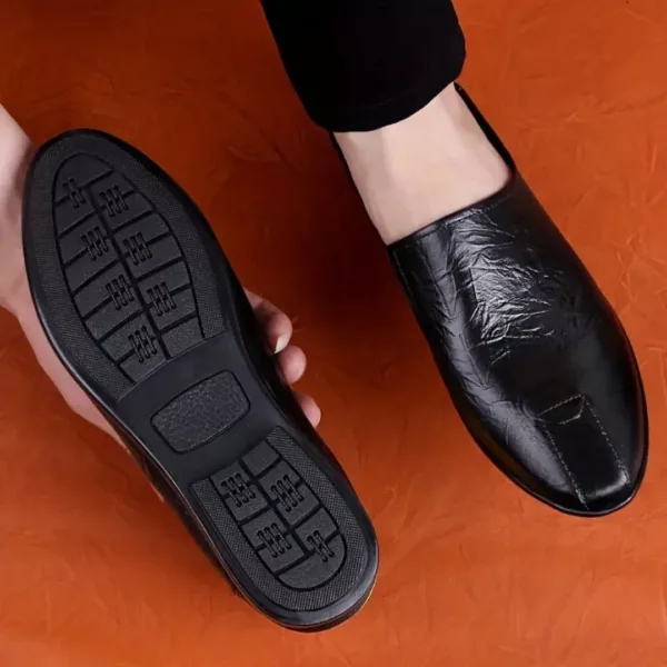 Mules confort homme cuir antidérapantes – Image 7