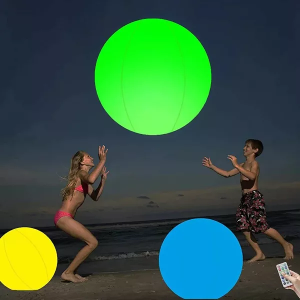 Ballon gonflable géant lumineux pour extérieur – Ambiance magique garantie pour vos soirées en plein air
