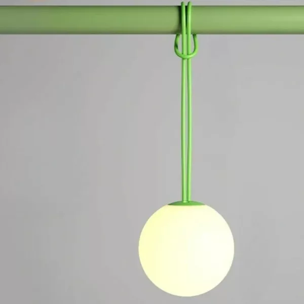 Ballon led rechargeable suspendu soirée jardin – Ambiance magique et lumière tamisée pour vos soirées en plein air – Image 4